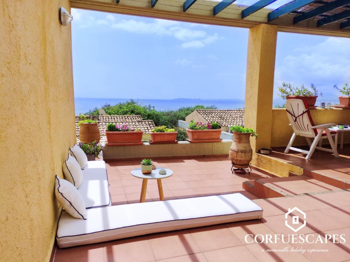 Mira El Mar By Corfuescapes Vila Barbati Exterior foto